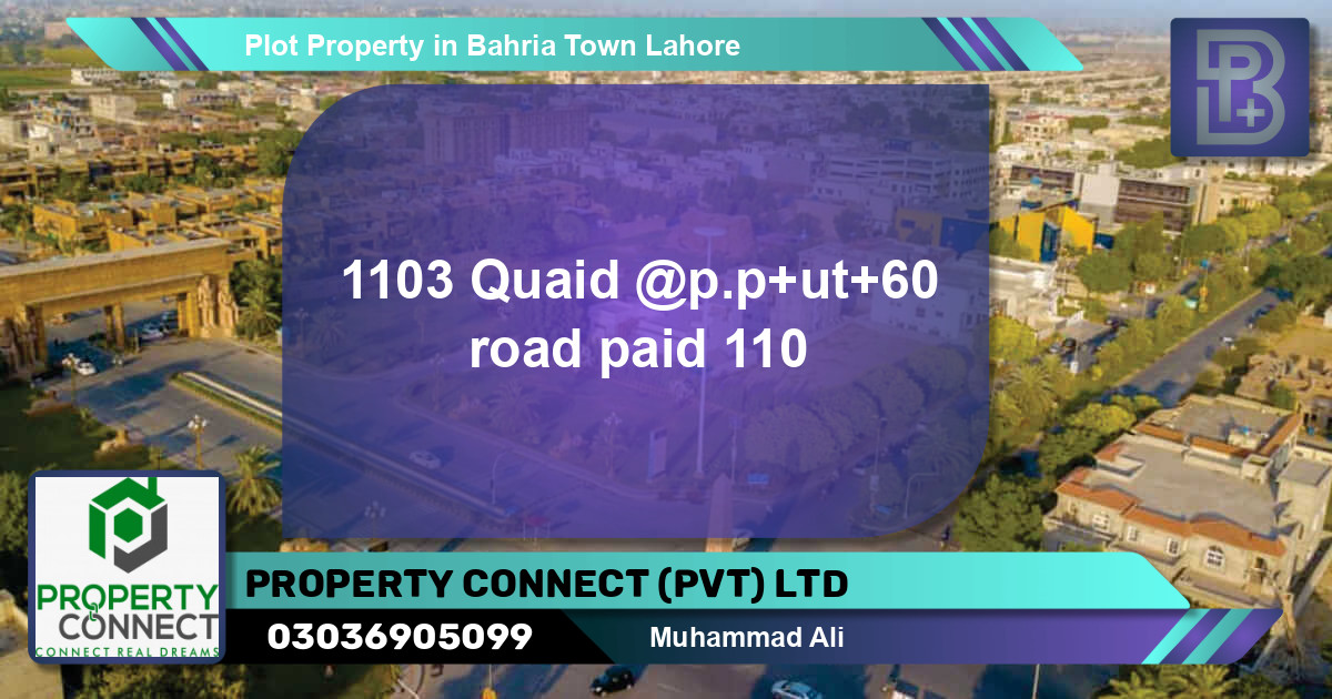 Residential Plot for Sale in Bahria Town, Lahore - (BP-56470)