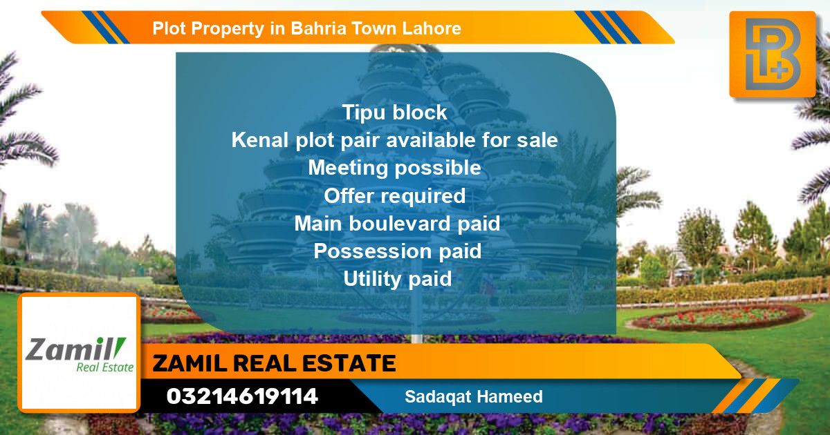 Residential Plot for Sale in Bahria Town, Lahore - (BP-56474)