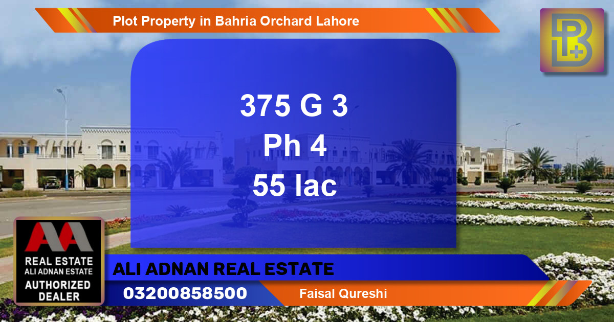 Residential Plot for Sale in Bahria Orchard, Lahore - (BP-56557)