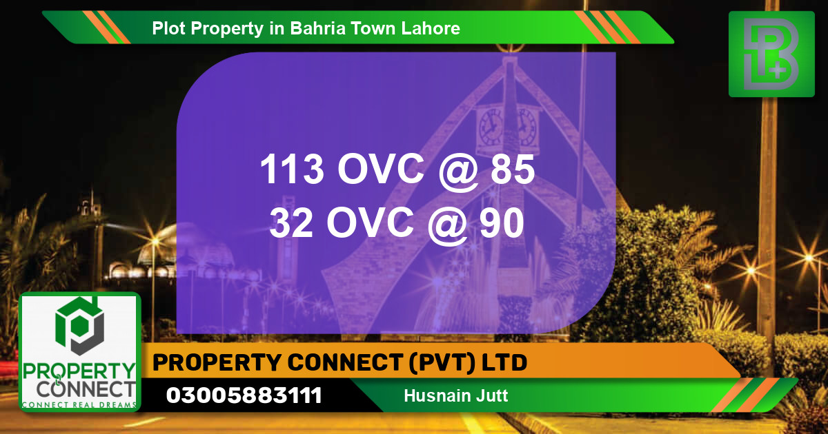 Residential Plot for Sale in Bahria Town, Lahore - (BP-56568)