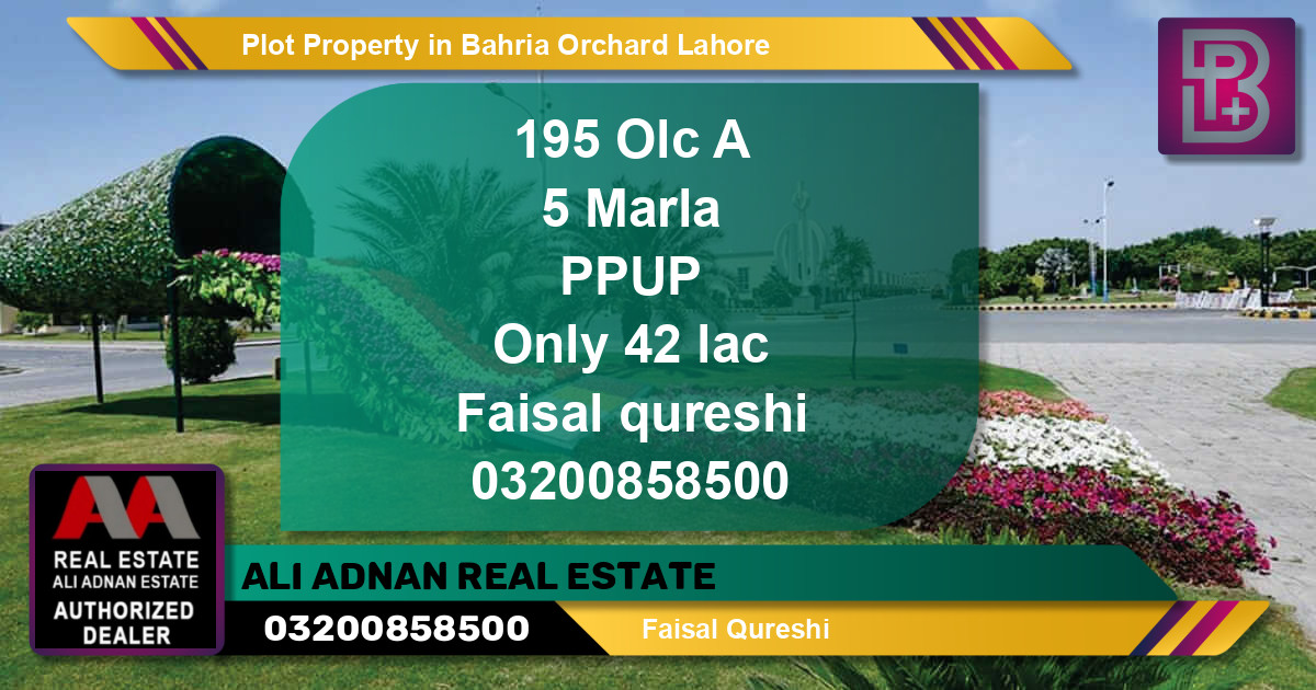 Residential Plot for Sale in Bahria Orchard, Lahore - (BP-56591)