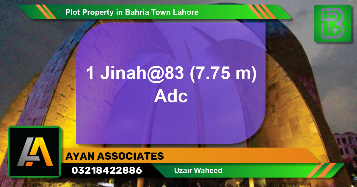 Residential Plot for Sale in Bahria Town, Lahore - (BP-56871)