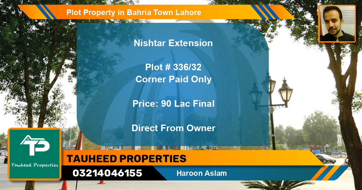 Residential Plot for Sale in Bahria Town, Lahore - (BP-56899)