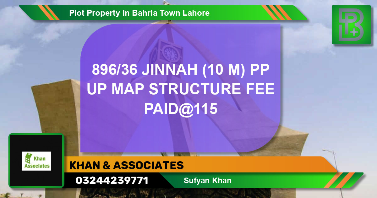 Residential Plot for Sale in Bahria Town, Lahore - (BP-56951)