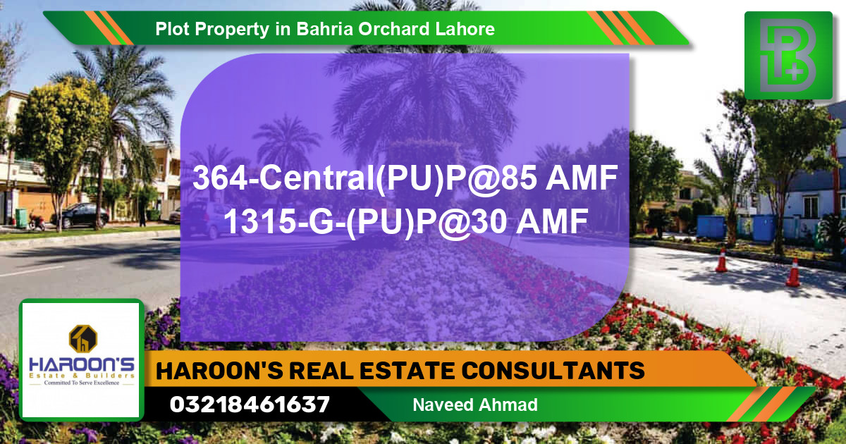 Residential Plot for Sale in Bahria Orchard, Lahore - (BP-56981)