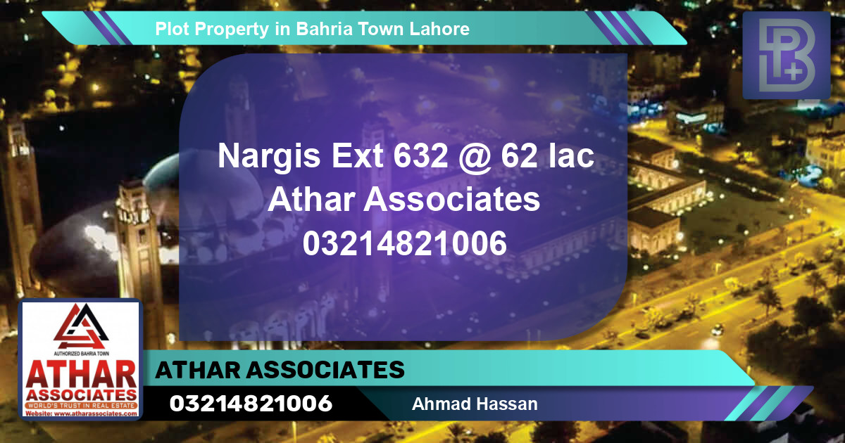 Residential Plot for Sale in Bahria Town, Lahore - (BP-56991)