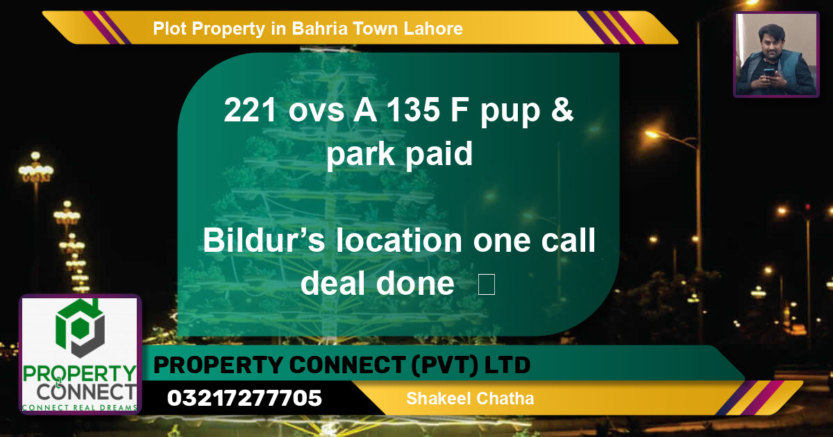 Residential Plot for Sale in Bahria Town, Lahore - (BP-57006)