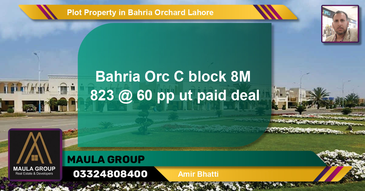 Residential Plot for Sale in Bahria Orchard, Lahore - (BP-57012)