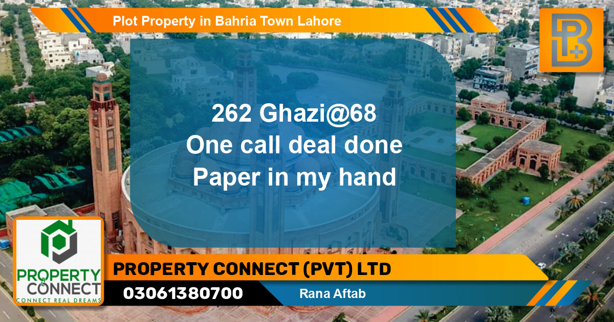 Residential Plot for Sale in Bahria Town, Lahore - (BP-57101)