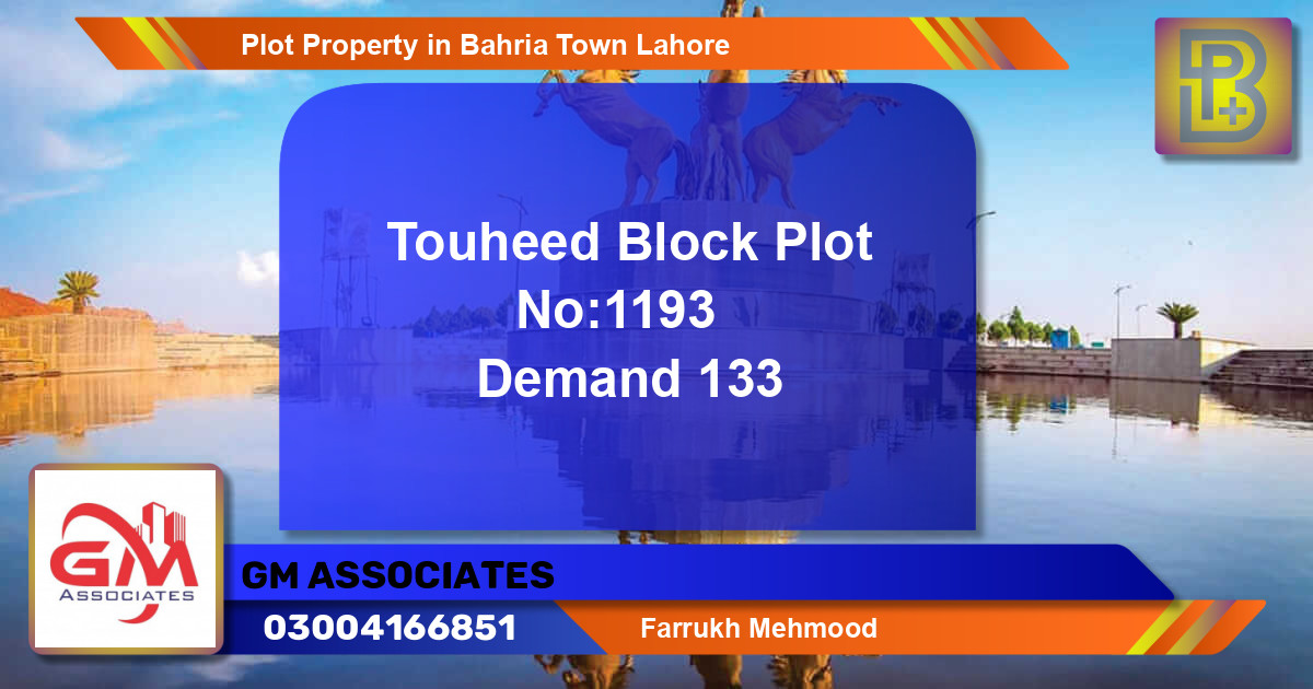 Residential Plot for Sale in Bahria Town, Lahore - (BP-57147)