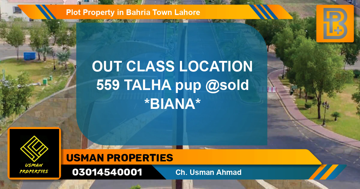 Residential Plot for Sale in Bahria Town, Lahore - (BP-57266)