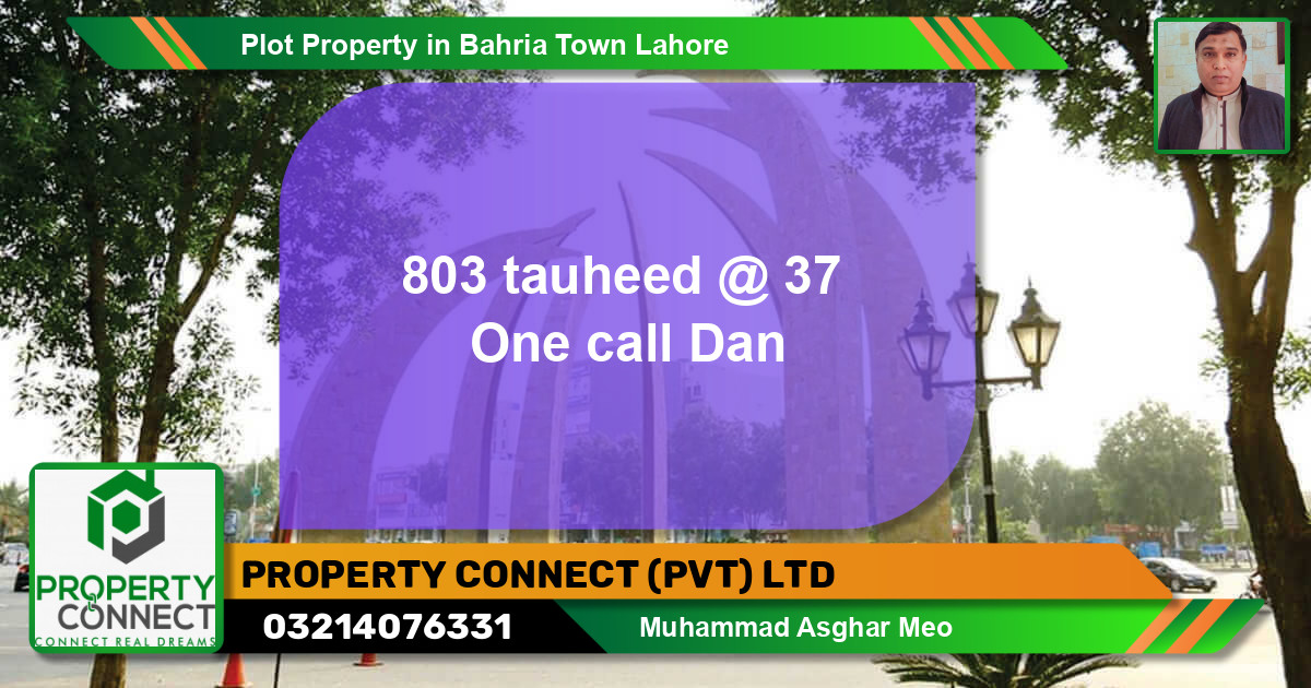Residential Plot for Sale in Bahria Town, Lahore - (BP-57308)
