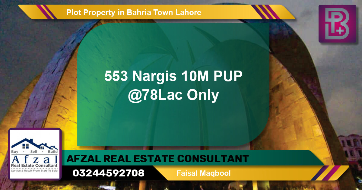 Residential Plot for Sale in Bahria Town, Lahore - (BP-57372)