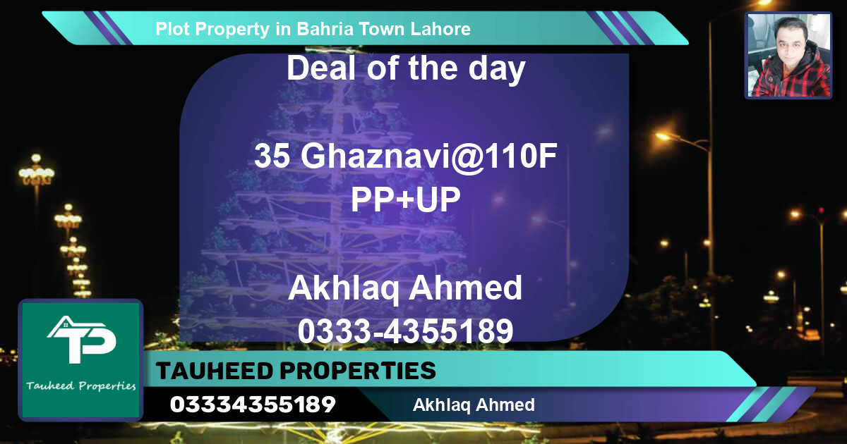 Residential Plot for Sale in Bahria Town, Lahore - (BP-57374)