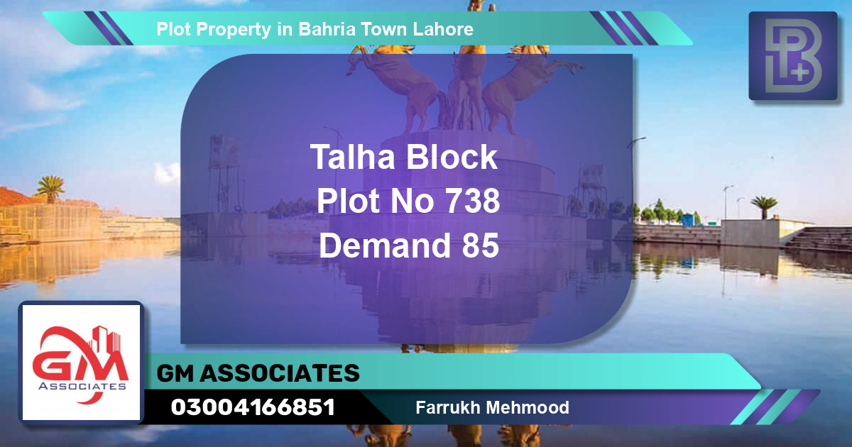 Residential Plot for Sale in Bahria Town, Lahore - (BP-57392)