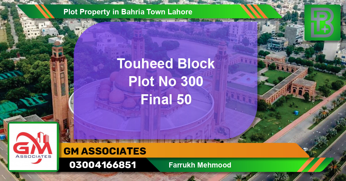 Residential Plot for Sale in Bahria Town, Lahore - (BP-57394)