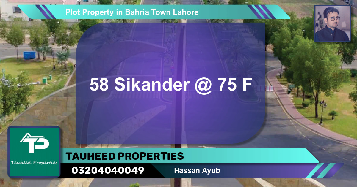 Residential Plot for Sale in Bahria Town, Lahore - (BP-57470)