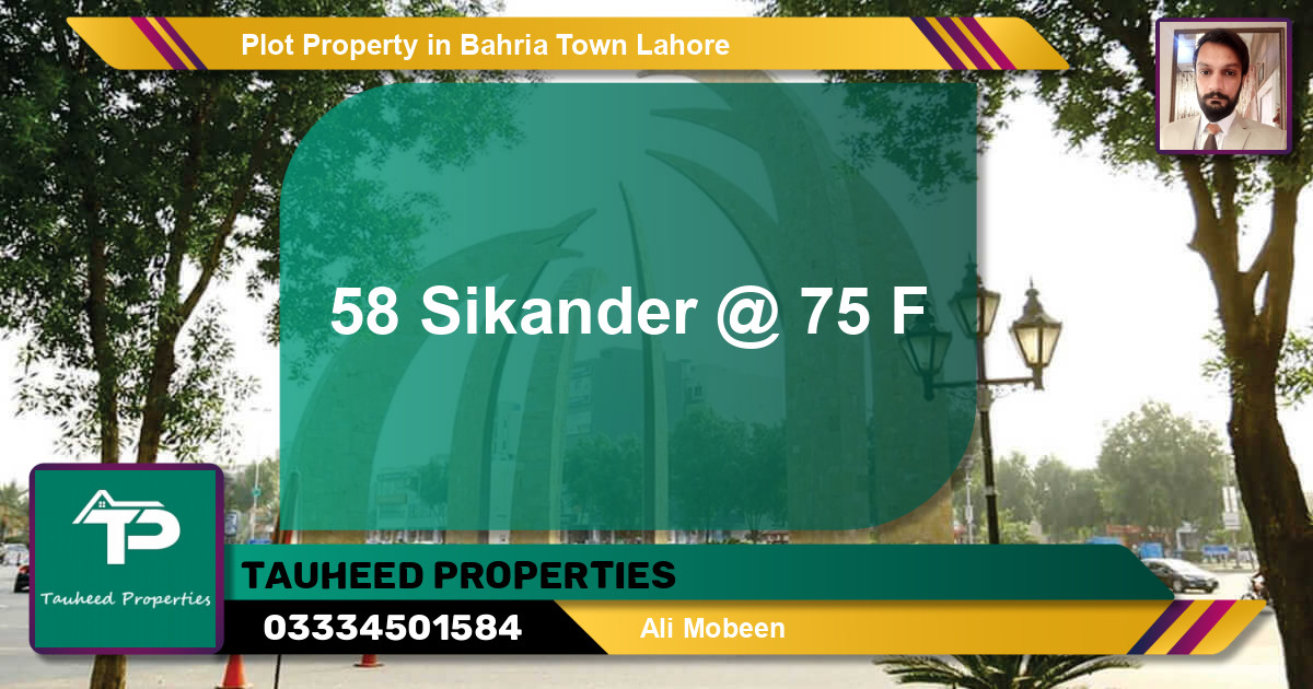 Residential Plot for Sale in Bahria Town, Lahore - (BP-57475)
