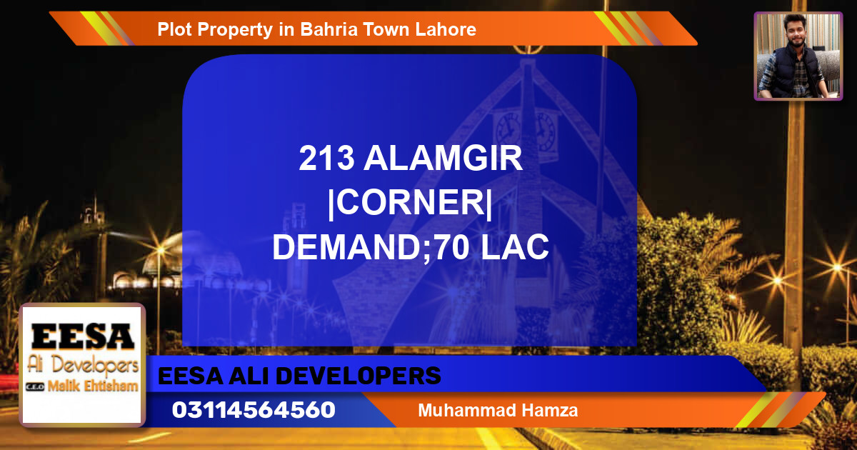 Residential Plot for Sale in Bahria Town, Lahore - (BP-57486)