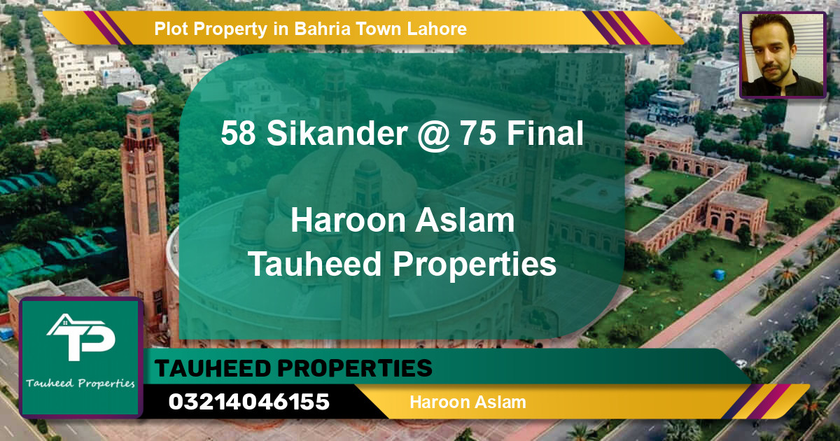 Residential Plot for Sale in Bahria Town, Lahore - (BP-57581)