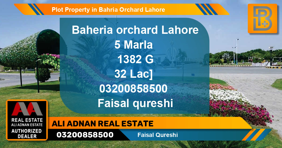 Residential Plot for Sale in Bahria Orchard, Lahore - (BP-57613)
