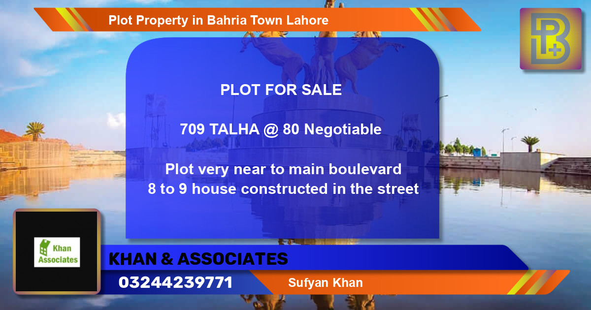 Residential Plot for Sale in Bahria Town, Lahore - (BP-57628)