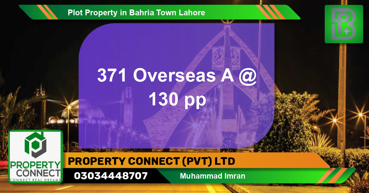 Residential Plot for Sale in Bahria Town, Lahore - (BP-57660)