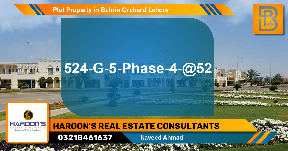 Residential Plot for Sale in Bahria Orchard, Lahore - (BP-57691)