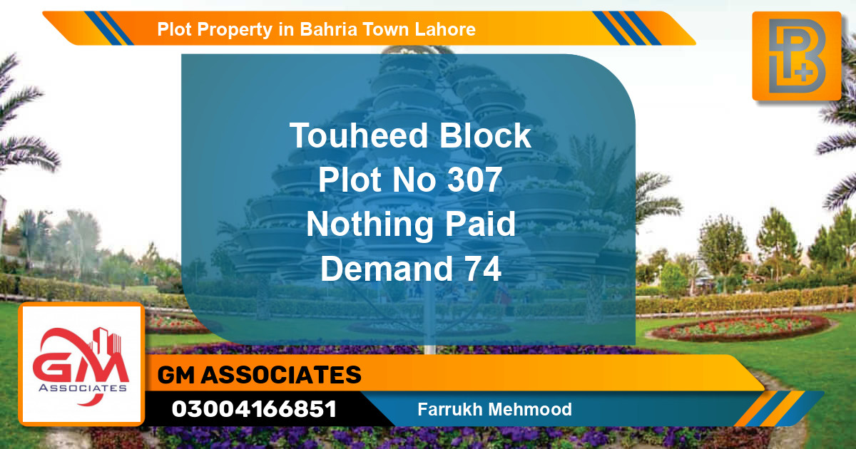 Residential Plot for Sale in Bahria Town, Lahore - (BP-57820)
