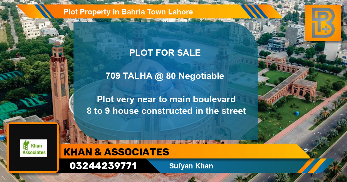 Residential Plot for Sale in Bahria Town, Lahore - (BP-57830)