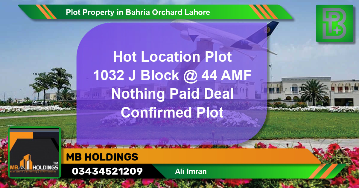 Residential Plot for Sale in Bahria Orchard, Lahore - (BP-57860)