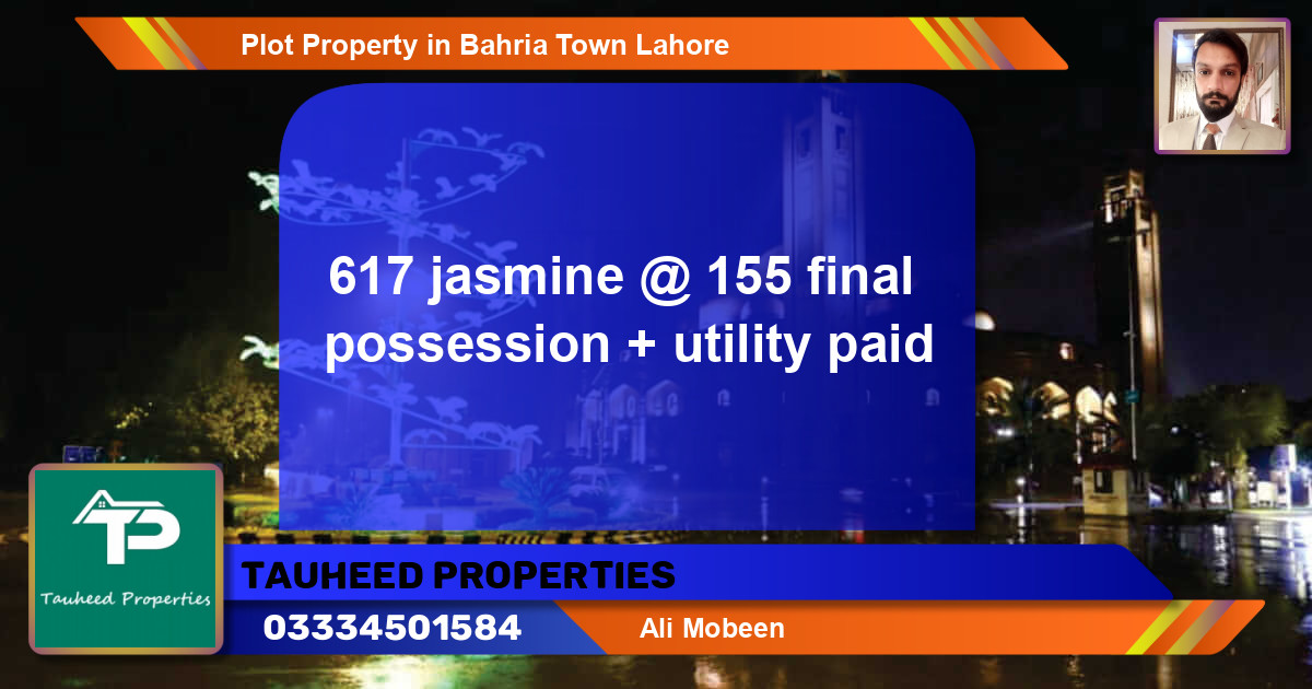 Residential Plot for Sale in Bahria Town, Lahore - (BP-57926)
