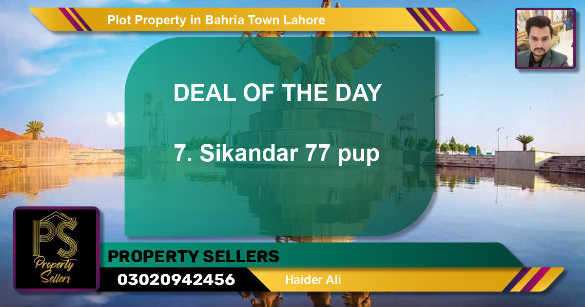 Residential Plot for Sale in Bahria Town, Lahore - (BP-58047)
