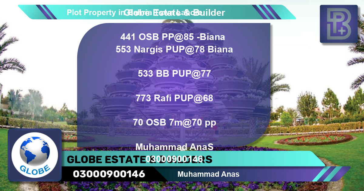 Residential Plot for Sale in Bahria Town, Lahore - (BP-58100)