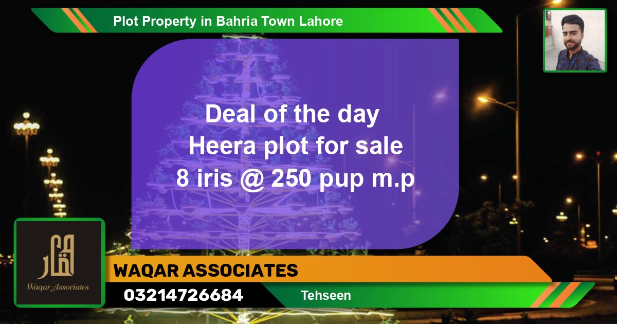 Residential Plot for Sale in Bahria Town, Lahore - (BP-58103)