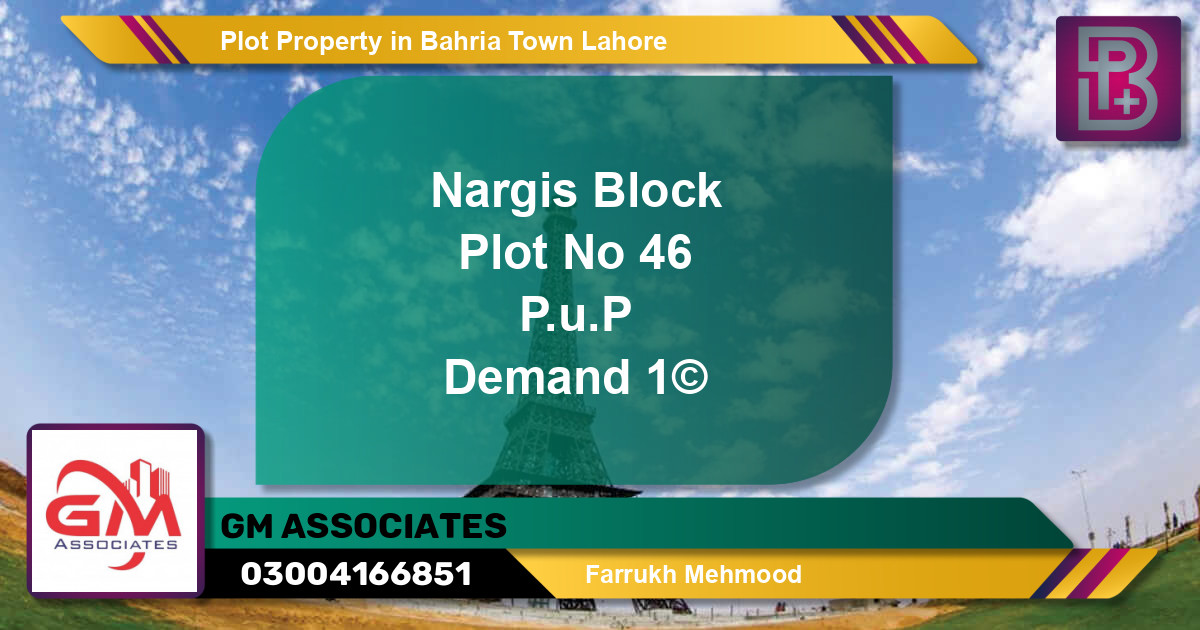 Residential Plot for Sale in Bahria Town, Lahore - (BP-58192)