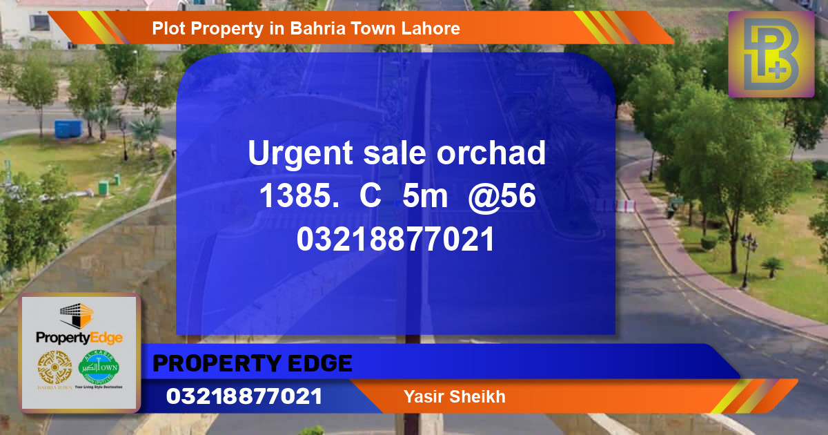 Residential Plot for Sale in Bahria Town, Lahore - (BP-58233)