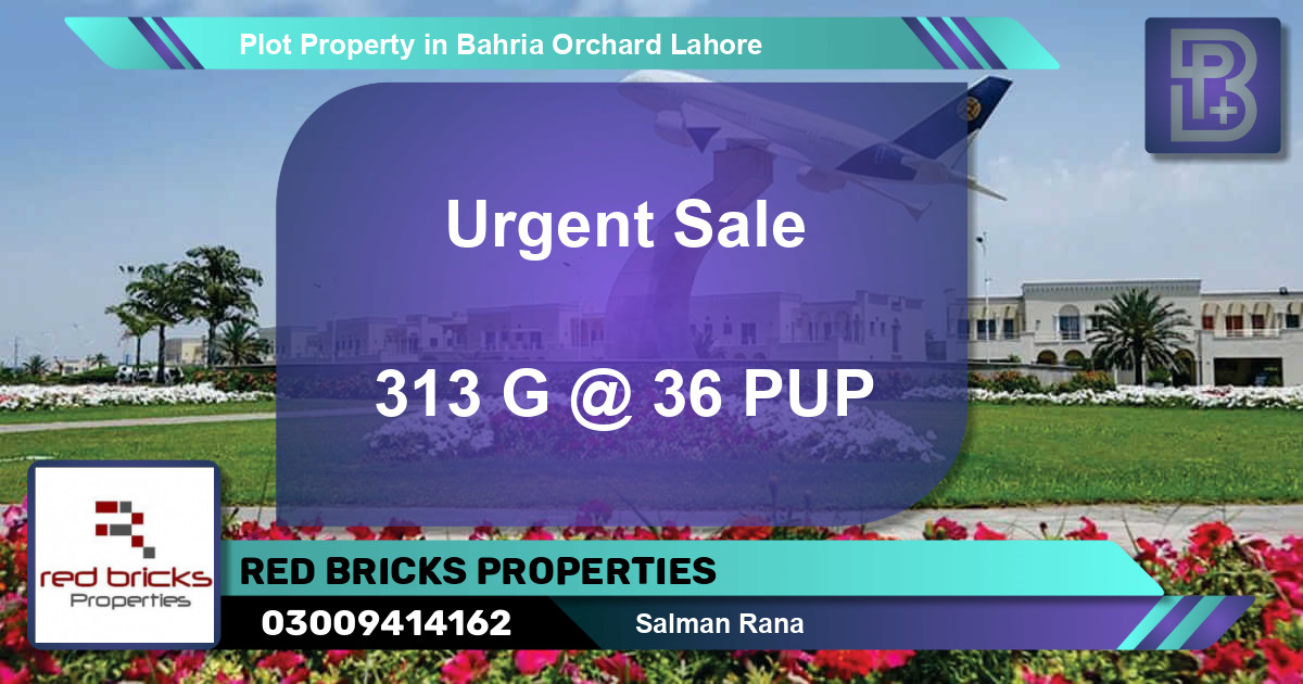 Residential Plot for Sale in Bahria Orchard, Lahore - (BP-58330)