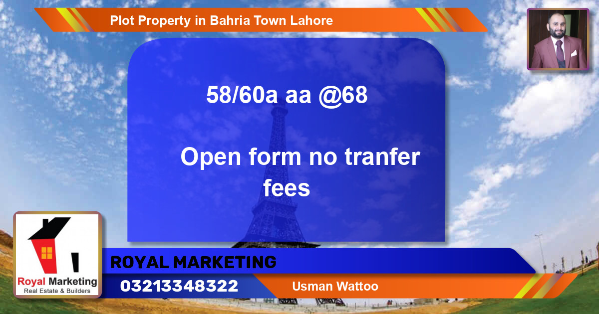 Residential Plot for Sale in Bahria Town, Lahore - (BP-58336)