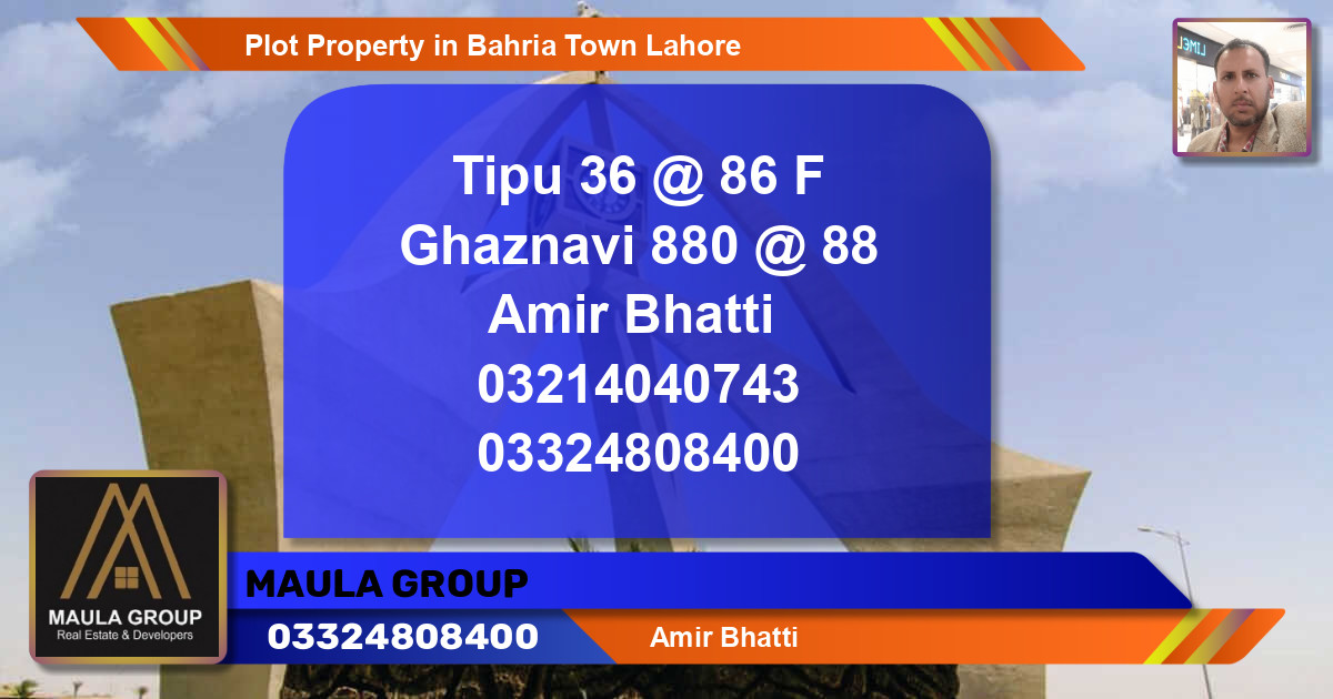 Residential Plot for Sale in Bahria Town, Lahore - (BP-58394)
