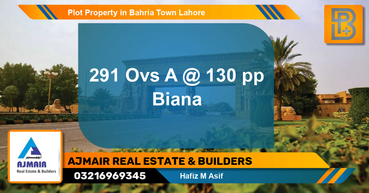 Residential Plot for Sale in Bahria Town, Lahore - (BP-58444)