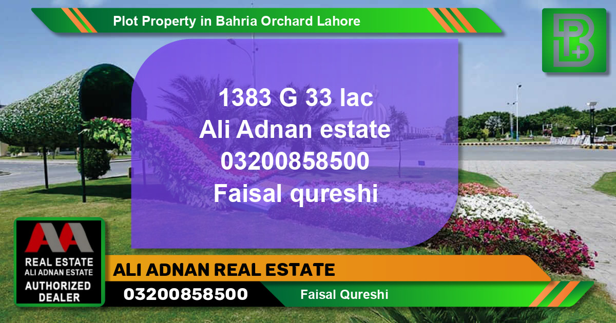 Residential Plot for Sale in Bahria Orchard, Lahore - (BP-58479)