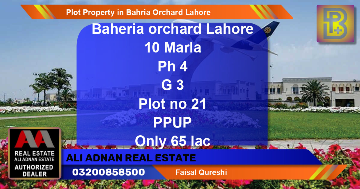 Residential Plot for Sale in Bahria Orchard, Lahore - (BP-58483)