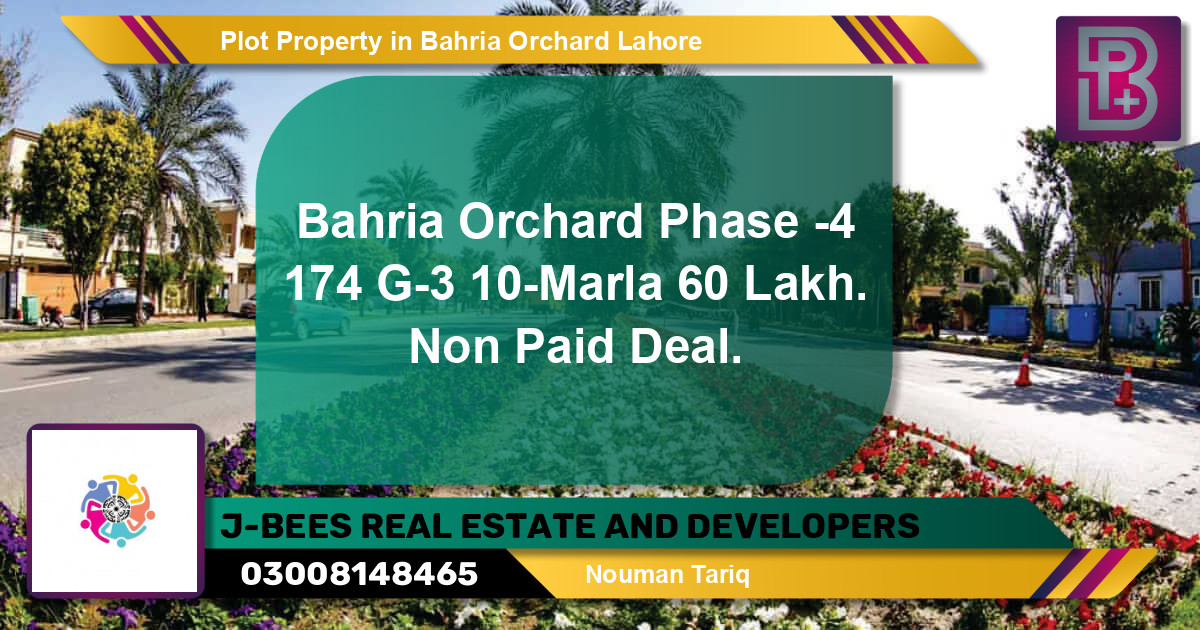 Residential Plot for Sale in Bahria Orchard, Lahore - (BP-58539)