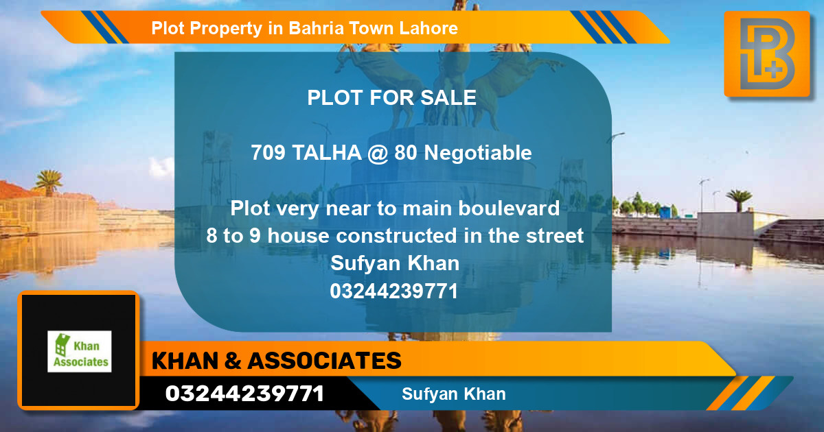 Residential Plot for Sale in Bahria Town, Lahore - (BP-58573)