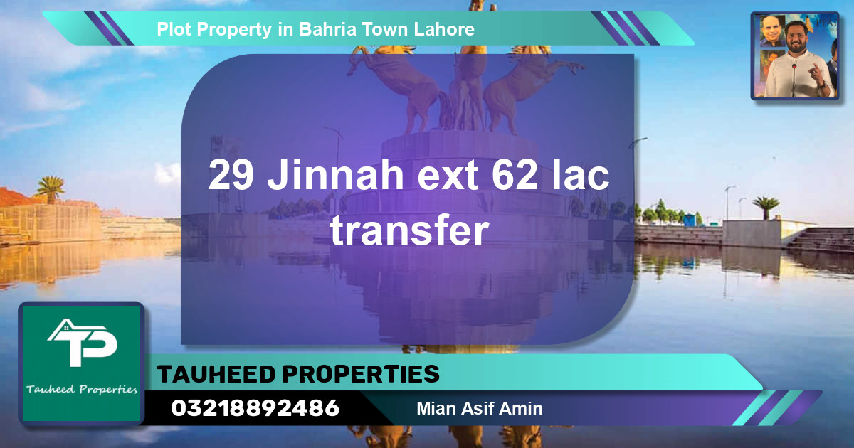 Residential Plot for Sale in Bahria Town, Lahore - (BP-58632)