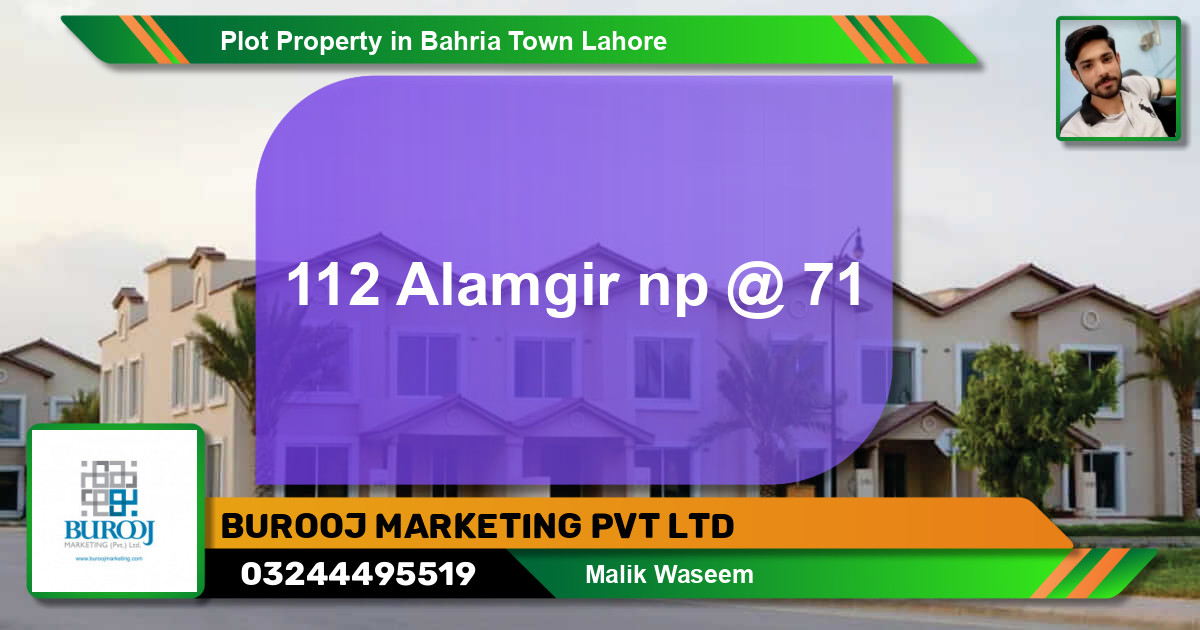 Residential Plot for Sale in Bahria Town, Lahore - (BP-58649)