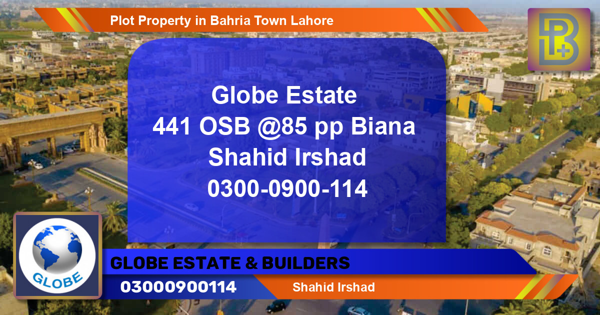 Residential Plot for Sale in Bahria Town, Lahore - (BP-58650)