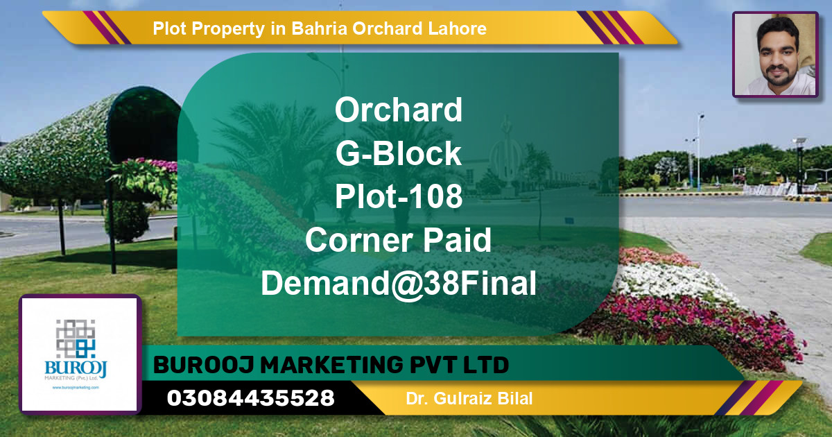 Residential Plot for Sale in Bahria Orchard, Lahore - (BP-58668)