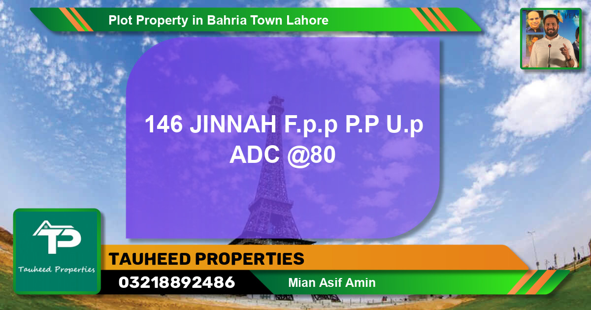 Residential Plot for Sale in Bahria Town, Lahore - (BP-58715)